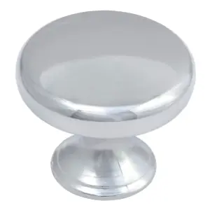 Flat Top Chrome Knob