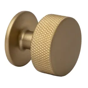 System Knurled Gold Knob