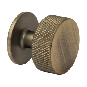System Knurled Bronze Knob