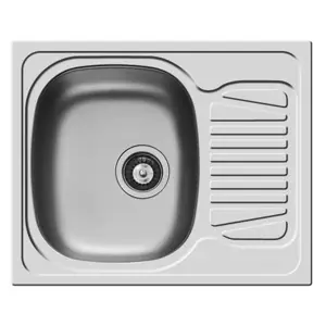 Compact stainless steel sink